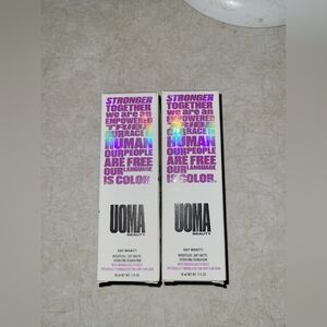 Uoma beauty white pearl weightless soft matte Hydrating foundation 2 new bottles